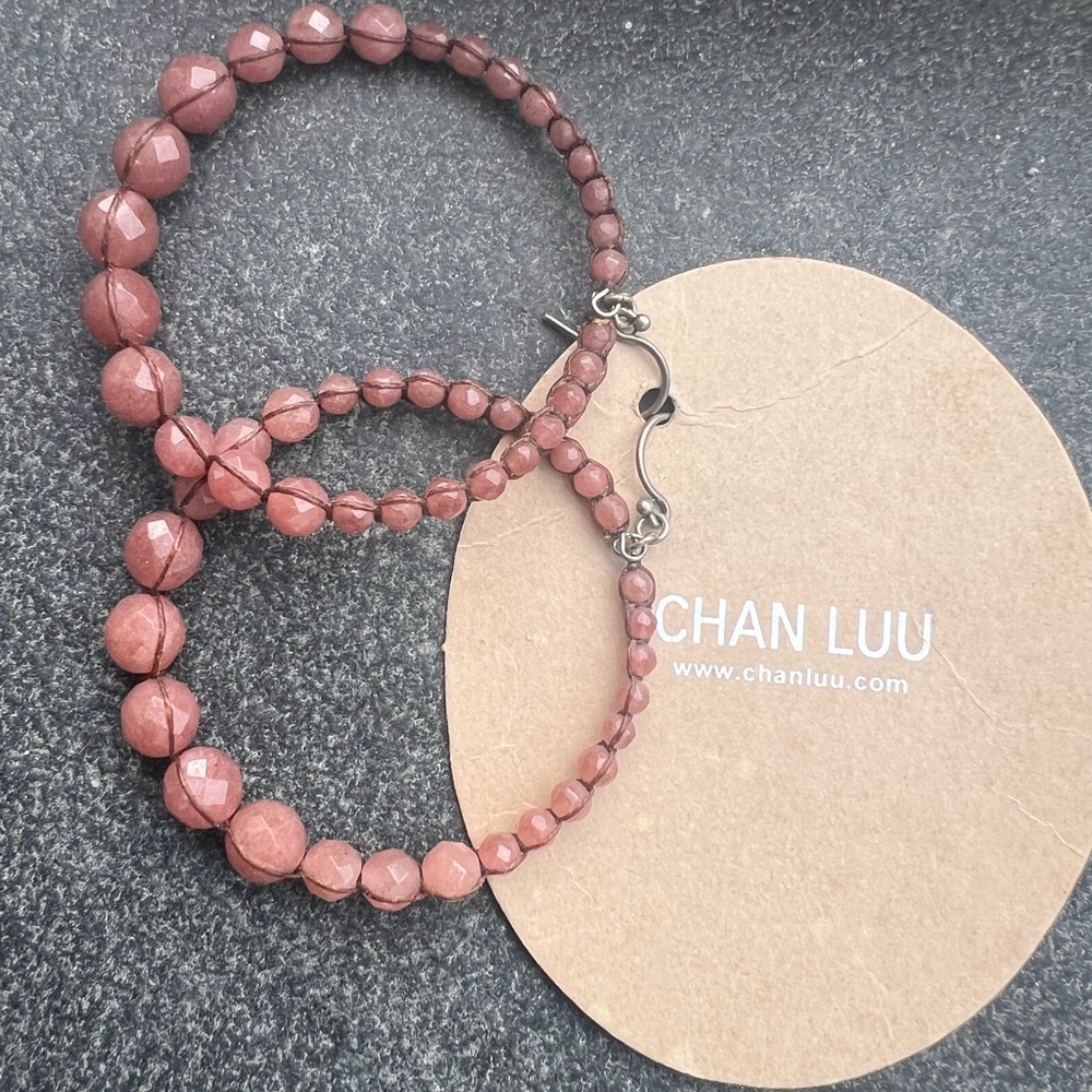 Brand New, never worn Chan Luu beaded hoop earrings